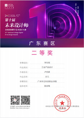 指导学生获“二等奖”证书