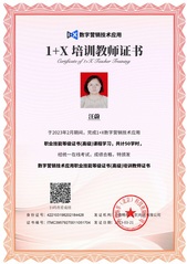 数字营销技术应用职业技能等级证...