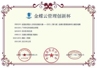 金蝶创新杯大赛二等奖